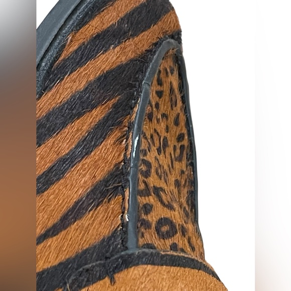 Franco Sarto A-Irena 2 Animal Print Leo Upper Leather Loafers Women Size 7M - Picture 10 of 11